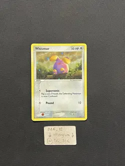 Pokemon Nintendo Black Star Promo - Whismur - 019 - PROMO Holo Rare - LP/VLP - Image 5