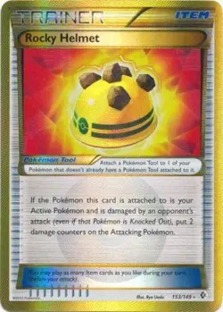 Lightly Played Rocky Helmet - 153/149 - Secret Rare Pokemon Boundaries Crossed - Image 1