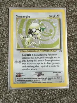 Pokemon 2001 Neo Discovery #11 Smeargle Holo 11/75 Ungraded - Image 1