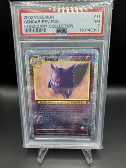 Gengar 11/110 Reverse Holo Legendary Collection PSA Graded 7 English Pokemon TCG - Image 1