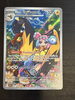 Pokemon TCG Ionos Kilowattrel 163/159 Journey Together Illustration Rare NM/M - Image 3