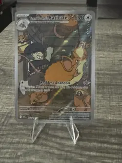 2025 Pokemon SV Destined Rivals DRI EN Team Rocket's Raticate #202/182 - Image 1