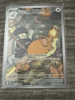 2025 Pokemon SV Destined Rivals DRI EN Team Rocket's Raticate #202/182 - Image 2
