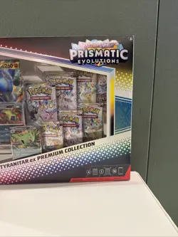 Pokemon TCG Prismatic Evolutions Lucario ex and Tyranitar ex Premium Collection - Image 4