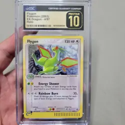 Pokemon 2003 Flygon Holo #4 Ex Dragon Cgc 10 Pristine - Image 1
