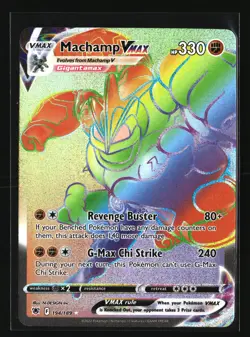 Pokemon MACHAMP VMAX 194/189 Rainbow Secret Rare (Astral Radiance) NM/Near Mint - Image 1