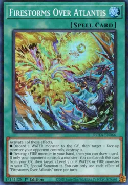 Yu-Gi-Oh! Firestorms Over Atlantis 1st Ed. ROTA-EN066 Super Rare NM/LP x1 - Image 1