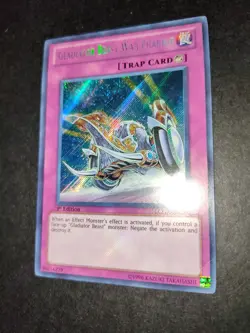 1x (EX) Gladiator Beast War Chariot - LCGX-EN266 - Secret Rare - 1st Edition Yu - Image 2