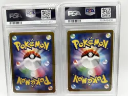 PSA10 Sequential Number Vaporeon & Jolteon R SV2a Pokemon Card 151 - Image 2