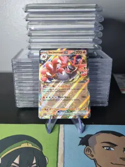 Incineroar EX 034/162 Temporal Forces Double Rare Pokemon Card - Image 1