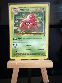 PARASECT - 55/130 Base Set 2 WotC MP - Regular Uncommon - Pokemon TCG Card - Image 1