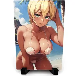 Food Wars!: Shokugeki no Soma Ikumi Mito Sexy Anime Waifu Girl Goddess Art Card - Image 1