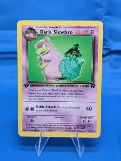 Pokemon Card - Dark Slowbro Team Rocket 1st Edition 29/82 Non-Holo Rare - Image 1