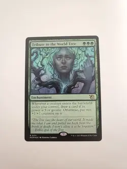 MTG Tribute to the World Tree (Foil) March of the Machine (MOM) #211 - NM - Image 1