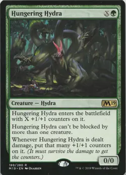 Hungering Hydra R Core Set 2019 189 - LP MTG - Image 1