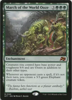 March of the World Ooze M Aetherdrift 169 - LP MTG - Image 1