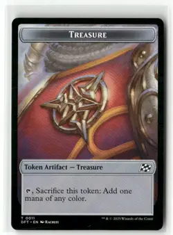 Thopter // Treasure Double-Sided Token - Aetherdrift MTG NM - Image 2