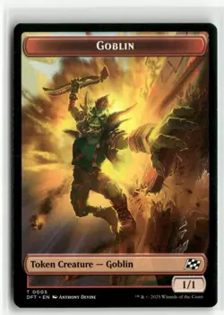 Goblin // Thopter Double-Sided Token - Aetherdrift MTG NM - Image 1