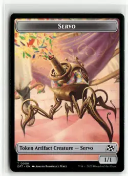 Servo // Thopter Double-Sided Token - Aetherdrift MTG NM - Image 1