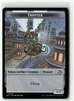 Servo // Thopter Double-Sided Token - Aetherdrift MTG NM - Image 2