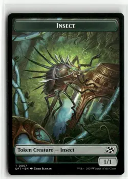 Insect // Elephant Double-Sided Token - Aetherdrift MTG NM - Image 1