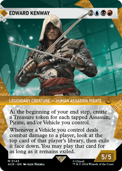MTG Edward Kenway Borderless - ACR 0143 - - Image 1