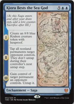 Kiora Bests the Sea God M Theros Beyond Death 52 - LP MTG - Image 1