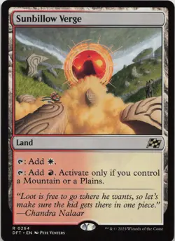 Sunbillow Verge R Aetherdrift 264 - LP MTG - Image 1