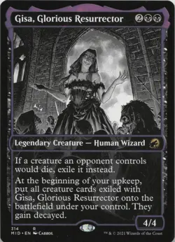 Gisa, Glorious Resurrector (Showcase) R Innistrad: Midnight Hunt 314 - LP MTG - Image 1