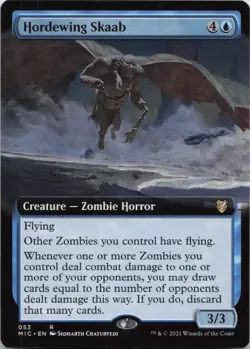 Hordewing Skaab (Extended Art) R Commander: Innistrad: Midnight Hunt 53 - LP MTG - Image 1