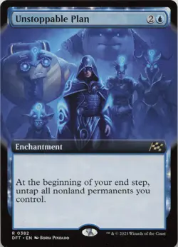Unstoppable Plan (Extended Art) R Aetherdrift 382 - LP MTG - Image 1