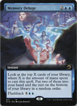 Memory Deluge (Extended Art) R Innistrad: Midnight Hunt 337 - LP MTG - Image 1
