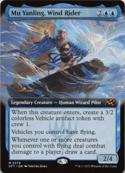 Mu Yanling, Wind Rider (Extended Art) M Aetherdrift 379 - LP MTG - Image 1