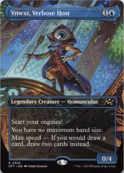 Vnwxt, Verbose Host (Borderless) R Aetherdrift 356 - LP MTG - Image 1