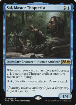 Sai, Master Thopterist R Core Set 2019 69 - LP MTG - Image 1