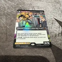 Eddie Brock (0224) (Borderless) MTG Marvel's Spider-Man Foil NM - Image 1
