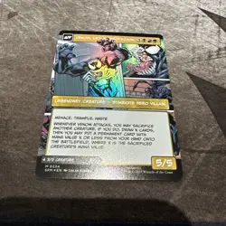 Eddie Brock (0224) (Borderless) MTG Marvel's Spider-Man Foil NM - Image 2