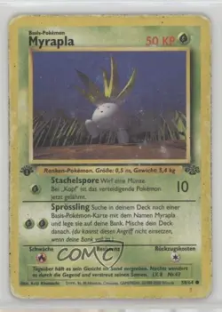 Oddish German 1st Ed. Pokemon Jungle #58 1999 - Image 1