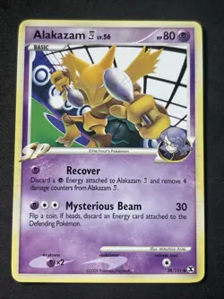 Pokemon Alakazam E4 38/111 Rising Rivals Regular Uncommon NM - Image 1