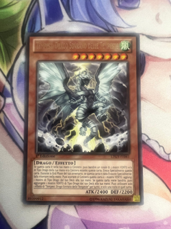 TEMPEST, DRAGON RULER OF STORMS ITALIAN RARE LTGY-EN041 IT041 LIGHT PLAY YUGIOH - Image 1