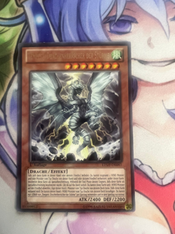 TEMPEST, DRAGON RULER OF STORMS GERMAN RARE LTGY-EN041 DE041 LIGHT PLAY YUGIOH - Image 1