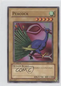 Peacock 1st Ed. YuGiOh Magic Ruler Booster #MRL-011 2002 - Image 1