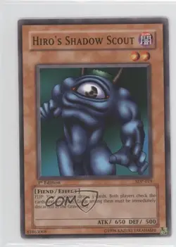 Hiro's Shadow Scout 1st Ed. YuGiOh Starter Deck Pegasus #SDP-019 2003 - Image 1