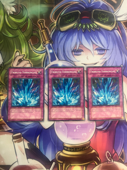 TORRENTIAL TRIBUTE PLAYSET PORTUGUESE SD4-030 PT030 NEAR MINT YUGIOH TCG - Image 1