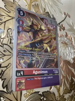 Digimon Card Game Agunimon Release Event Foil BT18-011 Special Booster 2.0 - Image 1