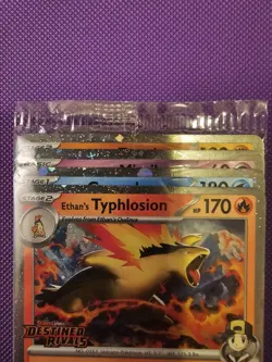 Pokemon TCG - Destined Rivals Prerelease STAFF Promo Pack All 4 Cards - Image 5