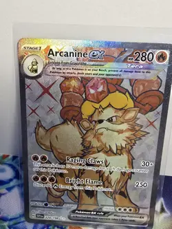 Pokemon Card TCG Arcanine ex 224/198 Full Art Sv01: Scarlet & Violet Base Set - Image 1
