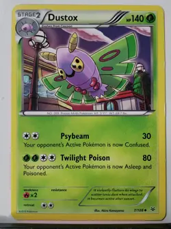 Dustox 7/108 - PL / LP - XY Roaring Skies Pokemon Card $2 Combined Shipping - Image 1
