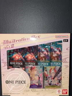 One Piece Illustration Box V2 Vol 2 Trading Cards Bandai 4 Booster Pack - Image 3
