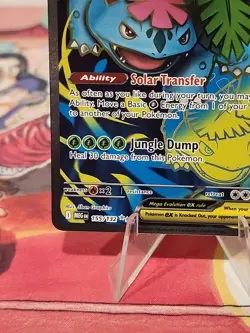 Mega Venusaur EX 155/132 Mega Evolution ENGLISH Pokemon TCG Card - Image 4